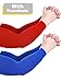Bememo 12 Pairs Unisex UV Protection Sleeves Long Arm Cooling Cover Sleeves