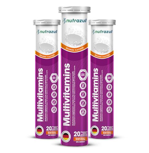 Nutrazul Multivitamin Effervescent Tablets Orange 60