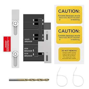 Generator Interlock Kit for Eaton, Cutler Hammer & Square D 150/200A Breaker