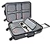 KARRIAGE-MATE Multiple Purpose Wine Travel Hardside Luggage for Carrying 10 Bottles Wine (Grey, Medium)