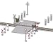 Produktbild Viessmann 5104 - H0 Bahnschranke mit Behang, vollautomatisch