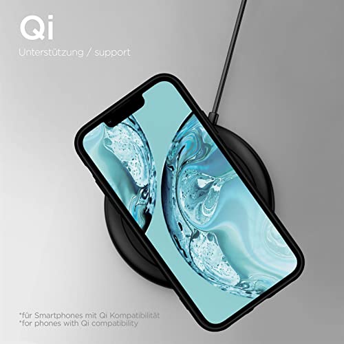 Coque en silicone iPhone 13 mini souple noire de ONEFLOW - 6