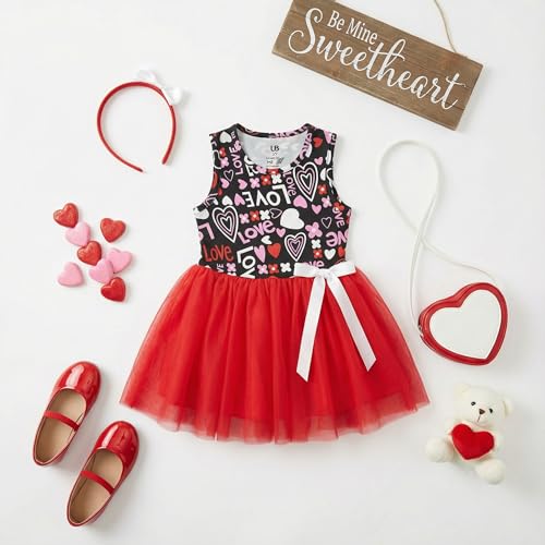 Image of Girls Sleeveless Tulle Toddler Tutu Dress for Girls