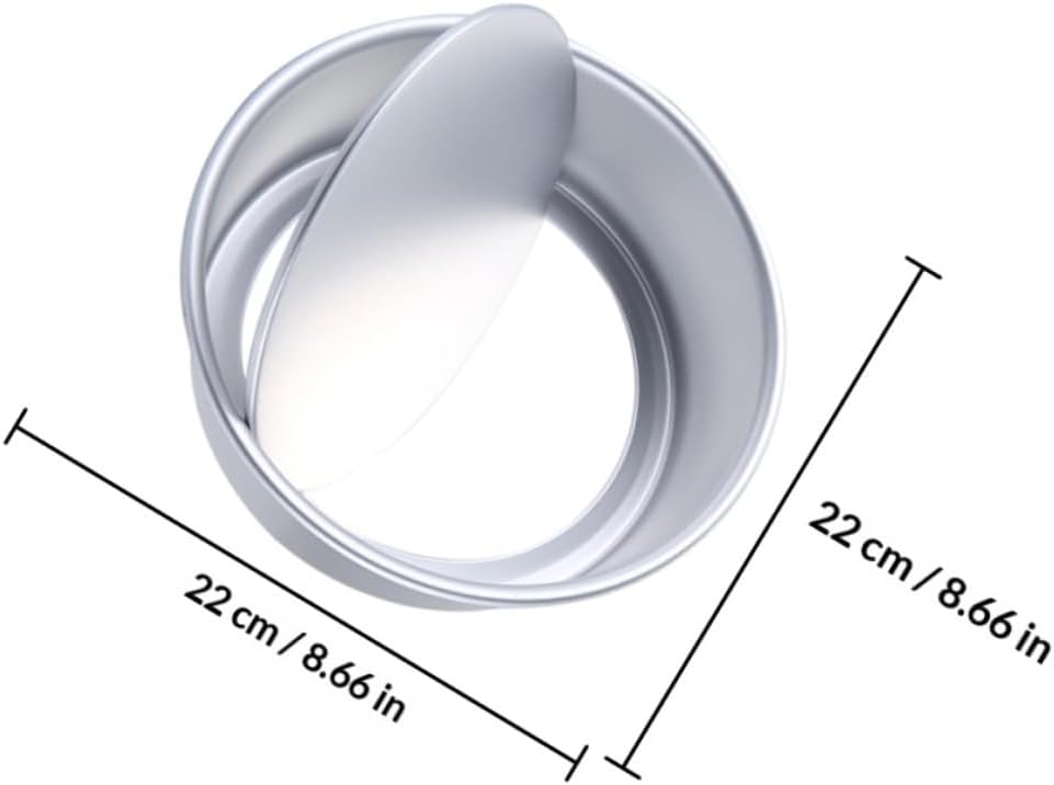 Mikinona Non-stick Aluminum round Cake Pan Set 6 8 Inch Mousse Cake Mold Baking Tool for DIY and Pastries Sturdy Baking Supplies for Home Kitchen