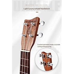 Concert Ukulélé, Premium Acacia Bois Bois Entier Ukulélé 23 Pouces Avec Sac Pour Débutants Avancée-26pouces - Les Beatles, Paul McCartney, John Lennon, RIngo Starr, George Harrison Concert Ukulélé, Premium Acacia Bois Bois Entier Ukulélé 23 Pouces Avec Sac Pour Débutants Avancée-26pouces – Image 5