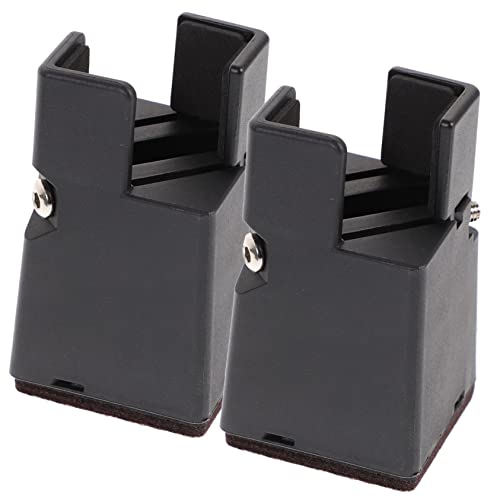 Cabilock 2Pcs Adjustable Bed Risers Furniture Lift Blocks for Couches Sofas and Desks Height Adjustable Furniture Elevators Supports Furniture Legs