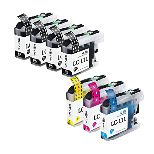 Amazon.co.jp: ブラザー(Brother)用互換インクカートリッジLC111 B-111