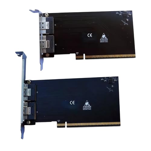 Carte d'extension GPU externe PCIe X16 avec double interface SFF 8654 - 3