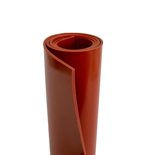 Rollos de hojas de goma de silicona 60A medio, varios tamaños y dimensiones