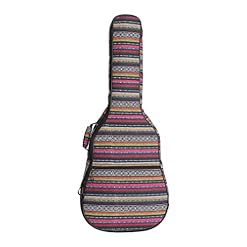 n/A Tricoté Acoustique Guitare Case Sac Sac Double bandoulière Coton Coton épaissie Couverture Douce Sac à Dos (Color… - Les Beatles, Paul McCartney, John Lennon, RIngo Starr, George Harrison