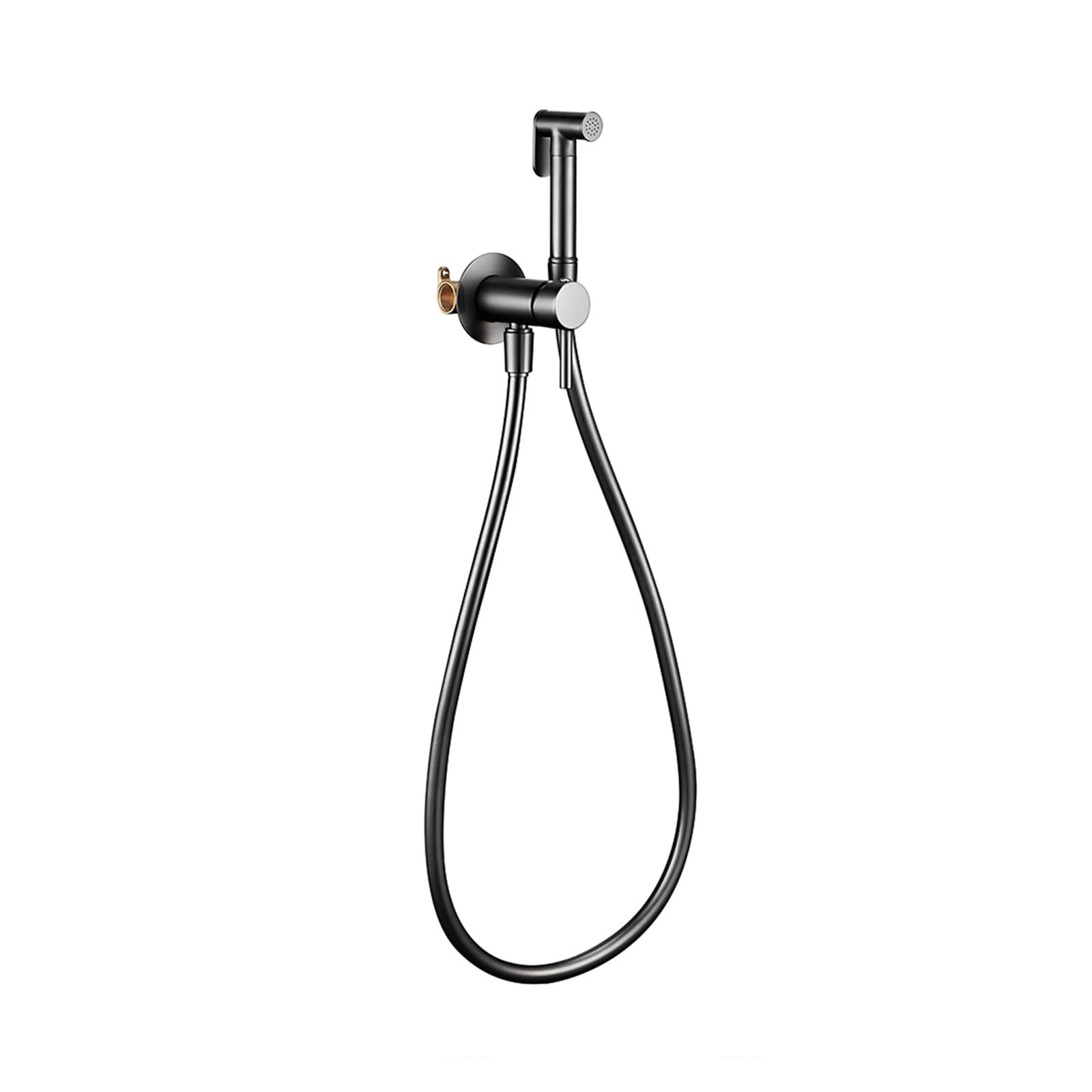 Bidet pulvérisateur mitigeur mural eau chaude froide douchette en laiton massif gunmetal robuste