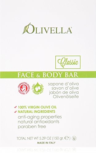 Bar Soap 100% Virgin Olive Oil Face & Body Olivella 5.29 Oz Bar Soap #TOP5