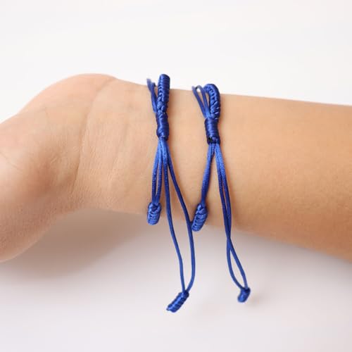 Blue Friendship Bracelets, Blue Rope Knots Friendship Bracelet, Blue Bracelets for Men Women3