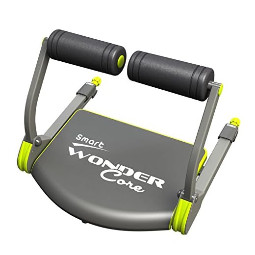 WONDER CORE Smart : Cardio+ Body Muscle Toning - Fitness Equipment - Muscles Building Exercises- Compact & Portable with Original Training App & Fitness Guide (Green) (9555)