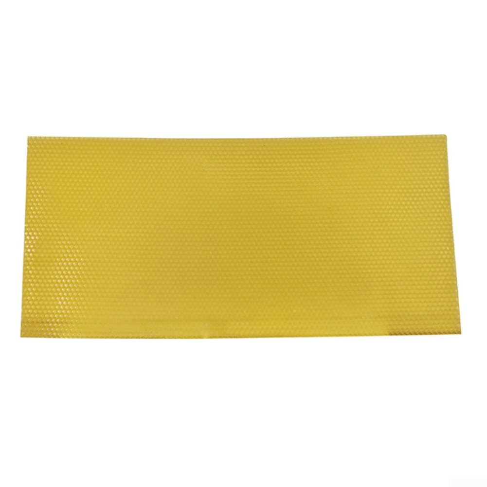 Lot de 30 feuilles de fond de teint en cire d'abeille 19,5 x 33 cm pour ruche et apiculture