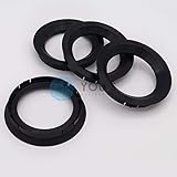 4 x ZENTRIERRINGE DISTANZRING für ALUFELGEN Z25 76,0 - 57,1 mm kompatibel mit Alutec Anzio Rial