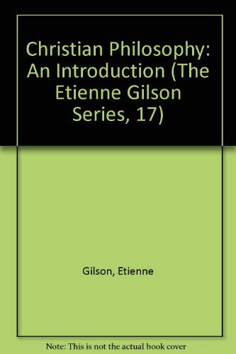 Christian Philosophy 0888447175 Book Cover
