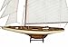 SAILINGSTORY Wooden Sailboat Decor Ship Model Yacht America's Cup Columbia 1901 Replica Large