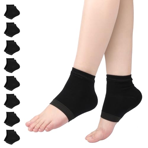 Chaussettes de talon hydratantes pour une routine soin des pieds la nuit