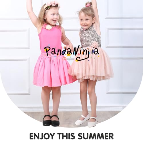 PANDANINJIA Girls Black Dress Shoes Toddler Mary Jane Size 9 Flats by PANDANINJIA - Used condition - Image 6