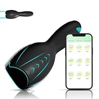 Leistungsstarke Vibrationsmodi: Der Penistrainer verfügt über 10 leistungsstarke Vibrationsmodi APP-Steuerung. Sie können den geeigneten Modus oder die entsprechende Frequenz entsprechend Ihren Vorlieben und Bedürfnissen auswählen, um das Vergnügen z...