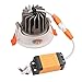 Aexit AC85-265V 7W Lighting fixtures and controls Ceiling Spotlight Lamp Downlight Recessed Fixture w Driver 3000K