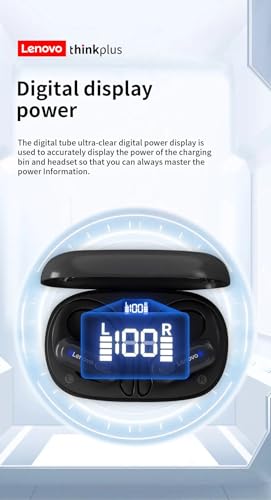 BEARTAIN Fone de Ouvido XT60 Esportivo Bluetooth 5.3 Sem Fio TWS À Prova D'água HiFi Com Cancelamen