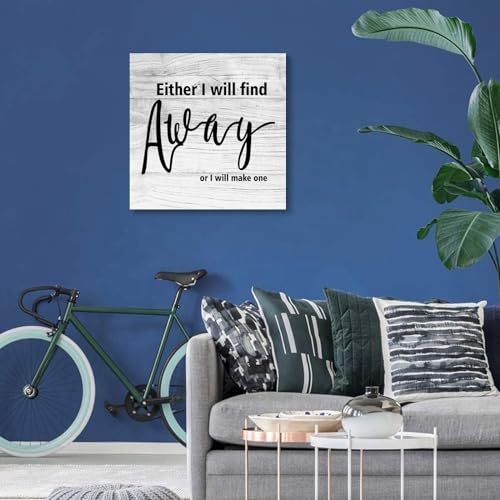 Lienzo motivacional para el hogar, arte de pared con refranes positivos en inglés 6