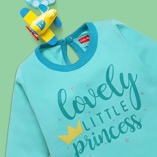 Image of LuvLap Baby Girls 100% Cotton Full Sleeve Top & Pyjama Sets, Pack Of 02
