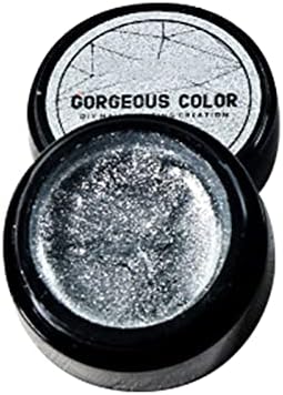 Metal Paste Nail Polish Glue Mirror Microsculpture Glue Hook Edge Pulling Line Glue Silk Color Glue Painting Flower Pulling Line Nail Polish Glue Creative Glue 5g Glitter Gel (Silver, One Size)