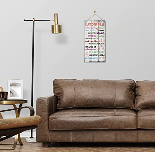 Playroom Rules Home Signs Decor, Hanging Wood Sign Home Décor, Pastel Playroom Decor, Rustic Playroom Sign, Boys & Girls Playroom Decor, Nursery Room Décor Sign, Playroom Decoration For Kids Room #TOP4