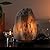 Urban Shop Contemporary Grey Himalayan Natural Rock Salt Crystal Lamp with Soothing Glow