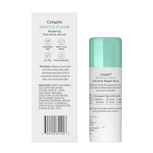 Cetaphil Gentle Clear Post-Acne Skin Serum, Bakuchiol Retinol Alt, 1oz - image 9