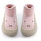 Exemaba Baby Sockenschuhe Rutschfeste Niedlicher Cartoon Weicher Stricken Babybodenschuhe Kleinkind Schuhe 1-Paar(Rosa Kaninchen,Tag21/ 6-12M)