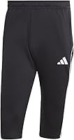 adidas Men's Tiro 23 League 3/4 Slim Fit Track Pants - AEROREADY Dry Tech, Recycled Polyester, Zip Pockets