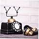 Vintage Telefon Modell Ornament, Kreative Retro Telefon Dekoration FüR Wohnzimmer, BüRo, Schlafzimmer, Harz Material, 7.44*3.94*6.77 Zoll