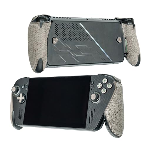 SHADOW BOOLT コントローラーグリップ ASUS ROG Xbox Ally X 用 - 滑り止め、マルチテクスチャー、吸汗性、カット済みグリップテープセット (グレー)