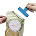 Pack of 12 Chip Bag Clips, SourceTon Heavy Duty Food Clips (6 Large & 6 Small Size) Assorted Colors for Coffee and Food Bags