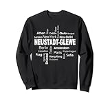 8.5 oz, Klassisch geschnitten Neustadt-Glewe - New York - Berlin - meine Hauptstadt Sweatshirt