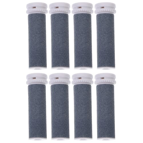 Veemoon 8pcs Extra Coarse Electric Foot File Replacement Roller Foot Callues Remover Tool Head Pedicure Tool Refill Heads for Smooth Feet and Skin-Friendly Pedicure Callus File Grind