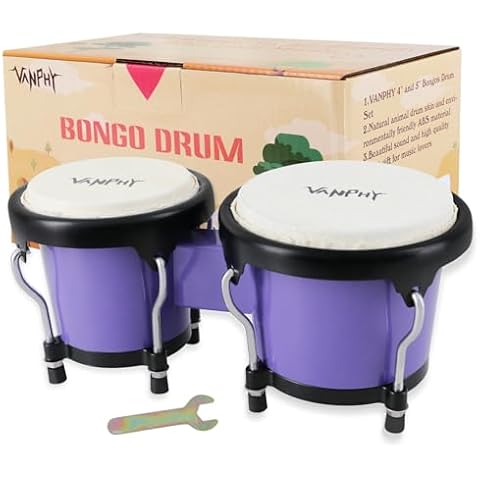 VANPHY Bongo Drum 4'' and 5'' Set Cover