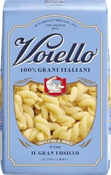 Voiello Pasta Gran Fusilli n.180, 500g, Grani 100% Italiani, Trafilatura Al Bronzo