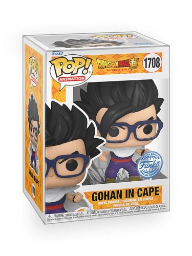 Epic Collectibles Pop Anime: Dragonball Super - Gohan in Cape Exclusive Vinyl Figure Bundled with Box Protector Compatible for Funko
