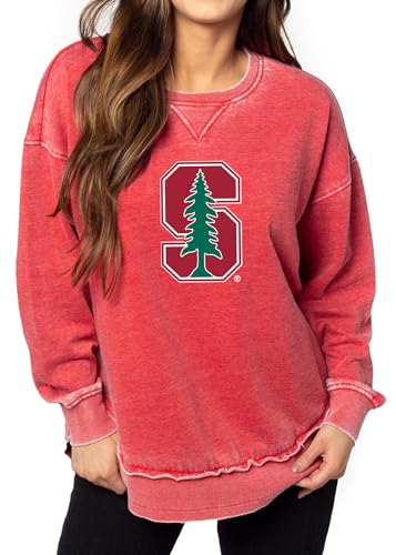 Sudadera burnout Chicka-D Campus holgada, la solución al frío ligero con estilo femenino