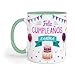 Imagen de Kembilove® Taza Feliz Cumpleaños Personalizada con Nombre