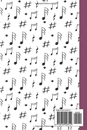 Miniatura 2 de Music Themed Journal or Notebook - Blank Lined for Music Lovers - Musical Notes Blank Lined Journal or Noteboook - Perfect for Lovers of Music or as