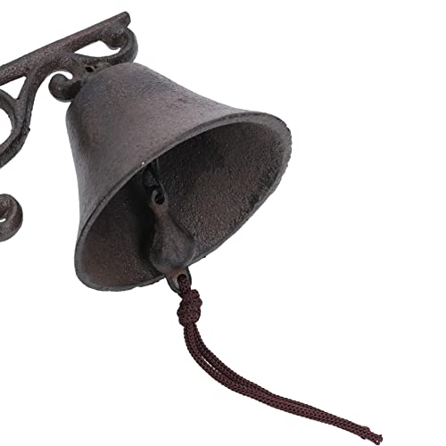 Campana de hierro fundido con geco para decorar tu jardín, porche o la entrada de casa 7