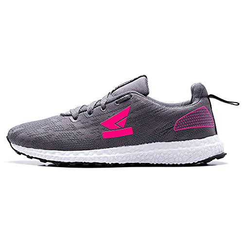 Tenis Feminino Oldsen Insanity Confortavel Dia A Dia Treino Corrida Caminha (34, CINZA ROSA)