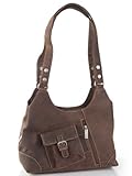  Greenburry Umhängetasche mit kleiner Börse Vintage Revival Vol.1 Damen Tasche Leder sattelbraun 31x27x14cm