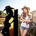 Jetec 5.7 ft Cowgirl Cardboard Cutout Stand up Life Size Western Theme Party Decorations Backdrop Photo Prop Stand up Cardboard Cutout for Wild West Theme Birthday Retro Parties Supplies